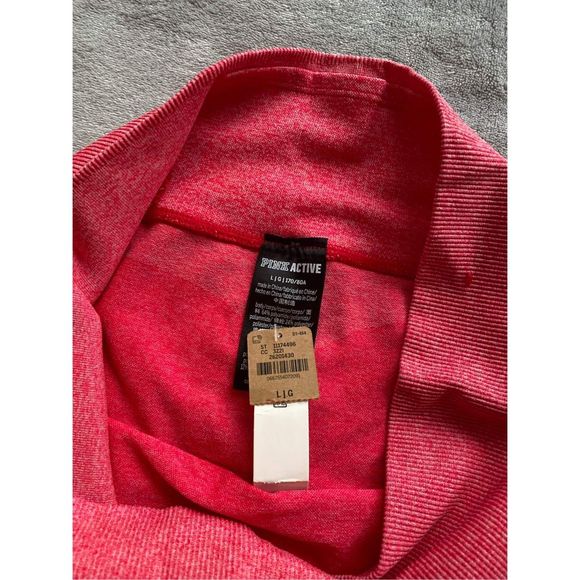 PINK Active Red Leggings - Picture 2 of 3